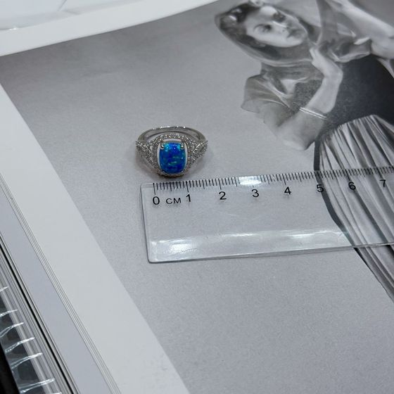 Срібна каблучка з опалом 2.163ct