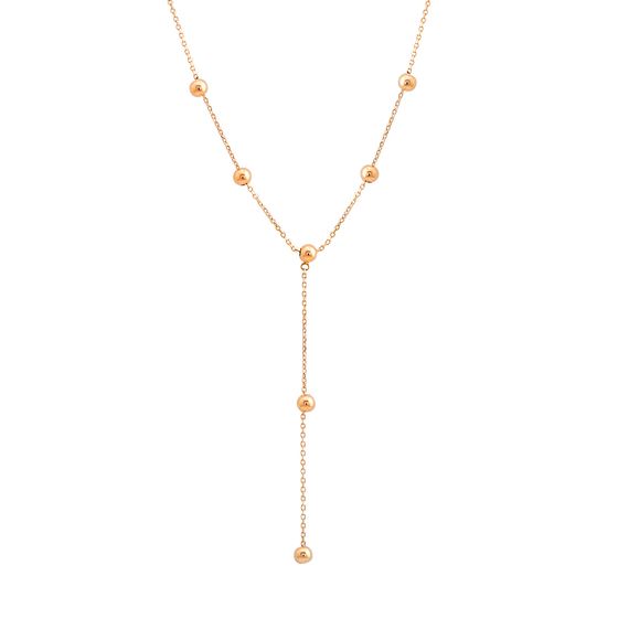 Gold necklace without stones