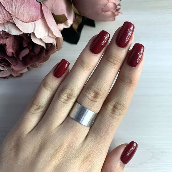 Серебряное кольцо без камней