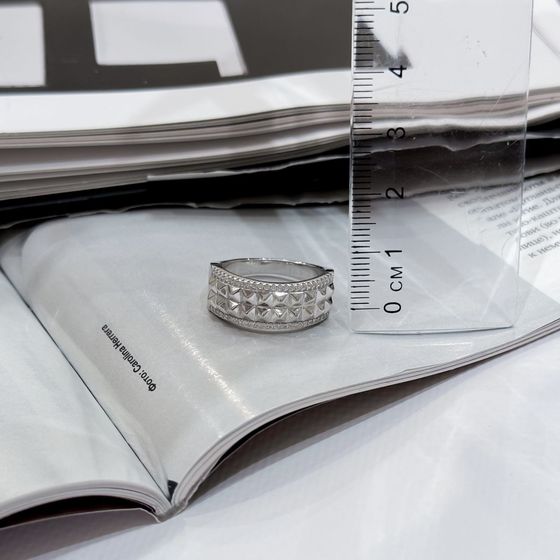 Silver Ring with Fianites