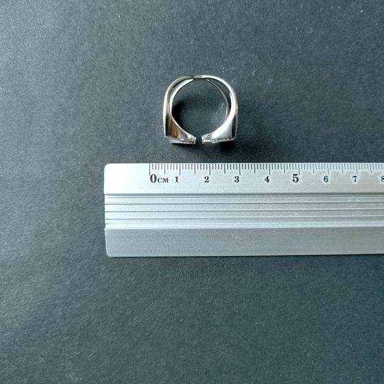 Silver Ring with Fianites