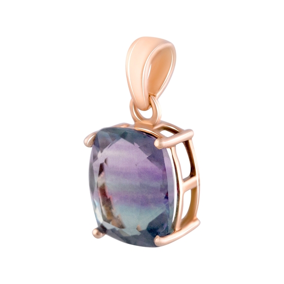 Silver pendant with fluorite 5.9ct