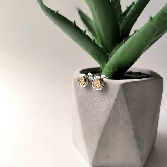 Silver Earrings with Fianites
