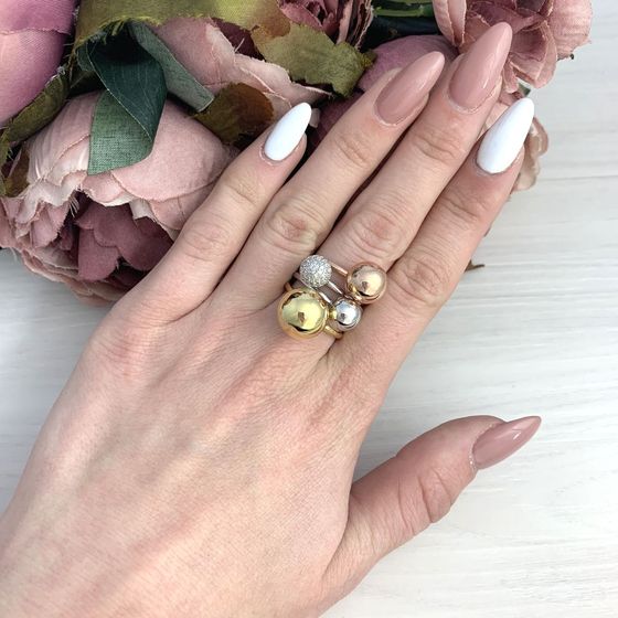 Silver Ring with Fianites