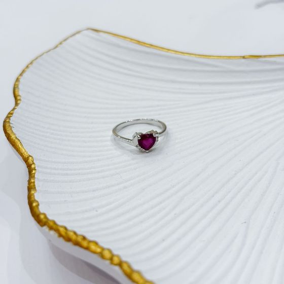 Срібна каблучка з рубіном 1.055ct