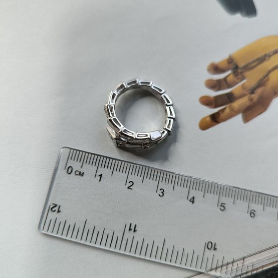 Silver Ring with Fianites