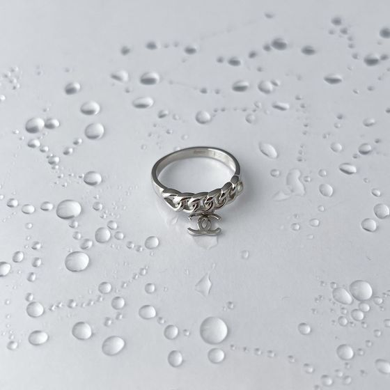 Silver ring without stones