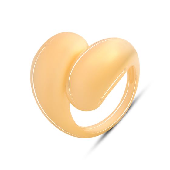 Silver ring without stones