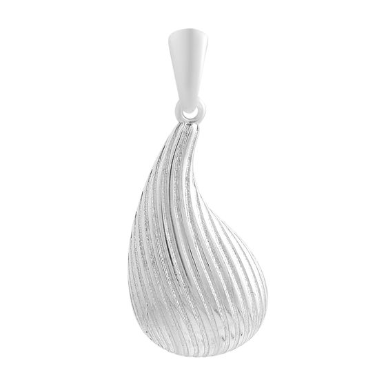 Silver pendant without stones