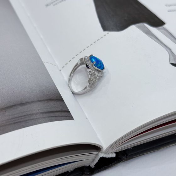 Срібна каблучка з опалом 2.163ct