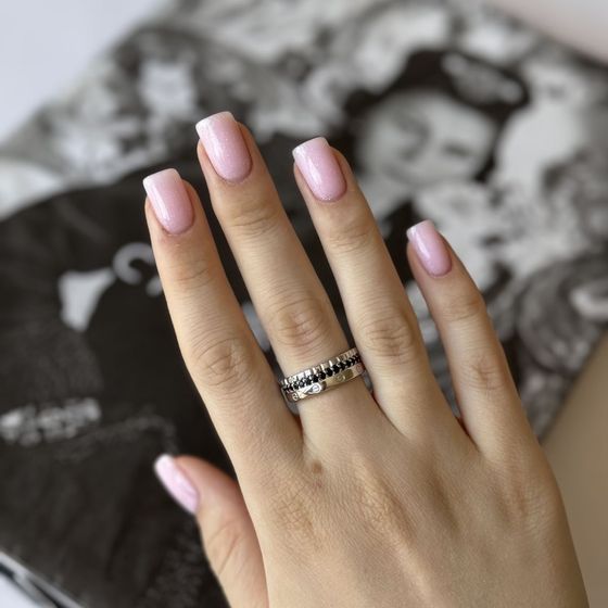Silver Ring with Fianites