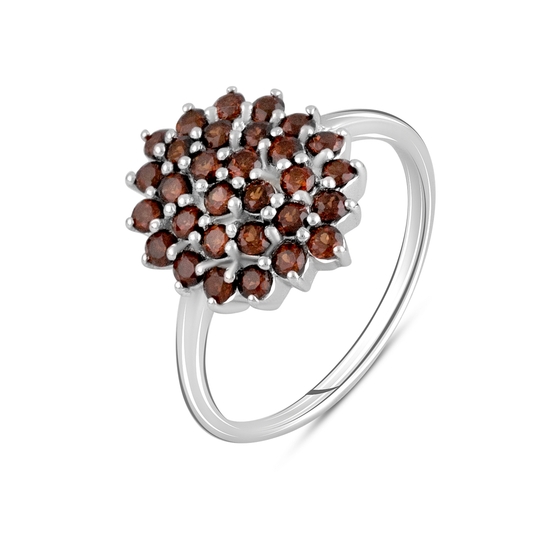Срібна каблучка з гранатом 1.395ct