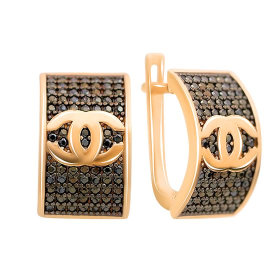 Sterling silver earrings with 1.56ct phianites