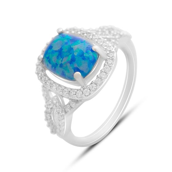 Срібна каблучка з опалом 2.163ct