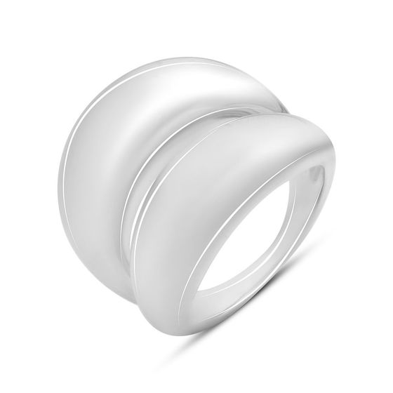 Silver ring without stones