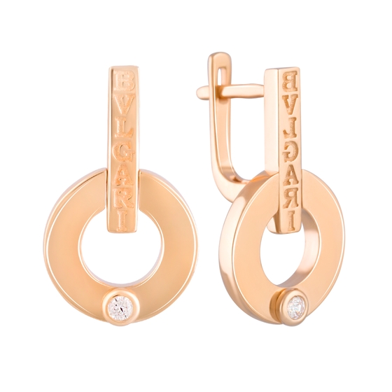 Gold earrings