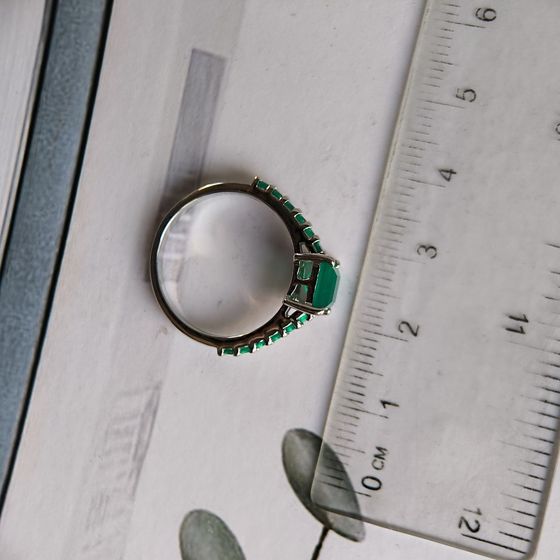 Sterling silver ring with agate 1.385ct