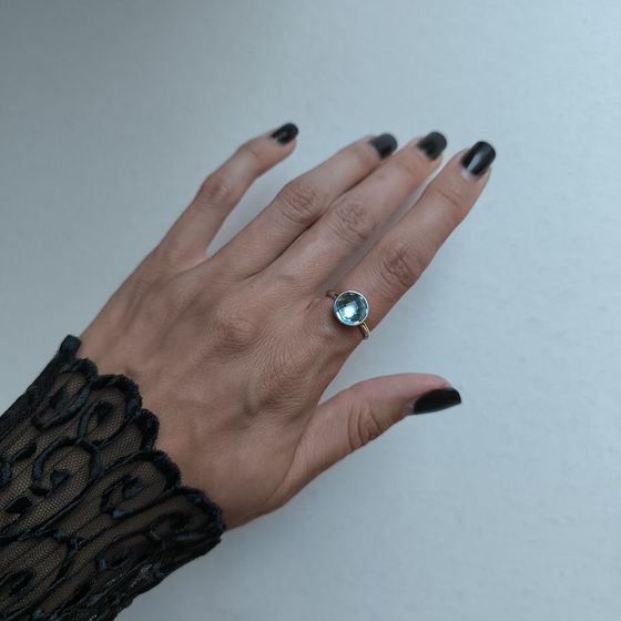 Silver Ring with Fianites