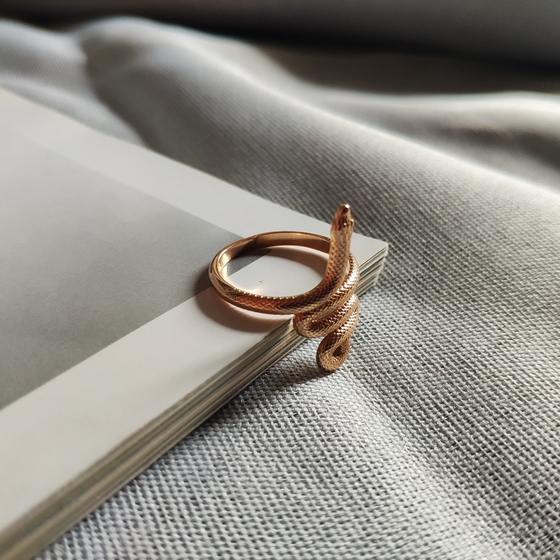 A gold ring without stones