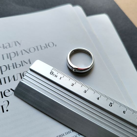 Silver Ring with Fianites