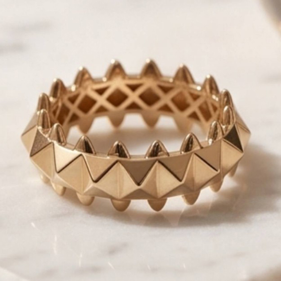 Gold ring without stones
