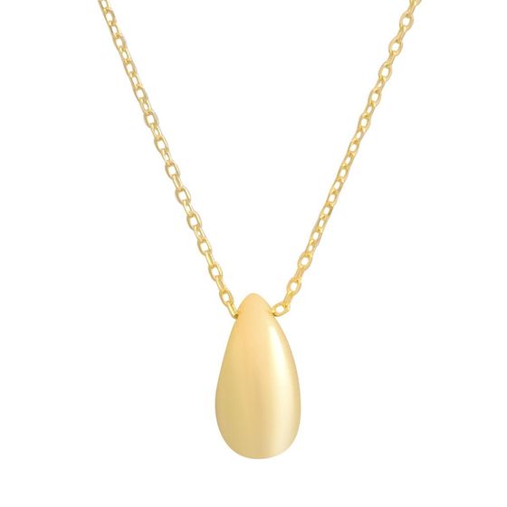 Silver necklace without stones