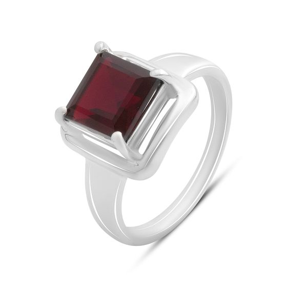 Серебряное кольцо с гранатом nano 2.092ct