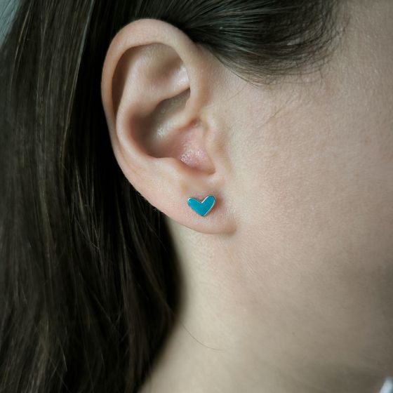 Silver earrings with yemallu
