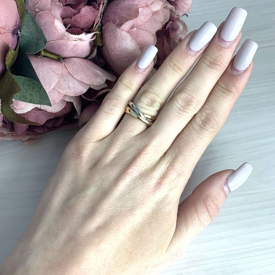A gold ring without stones