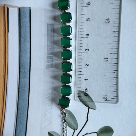 Silver bracelet with agate 8.63ct