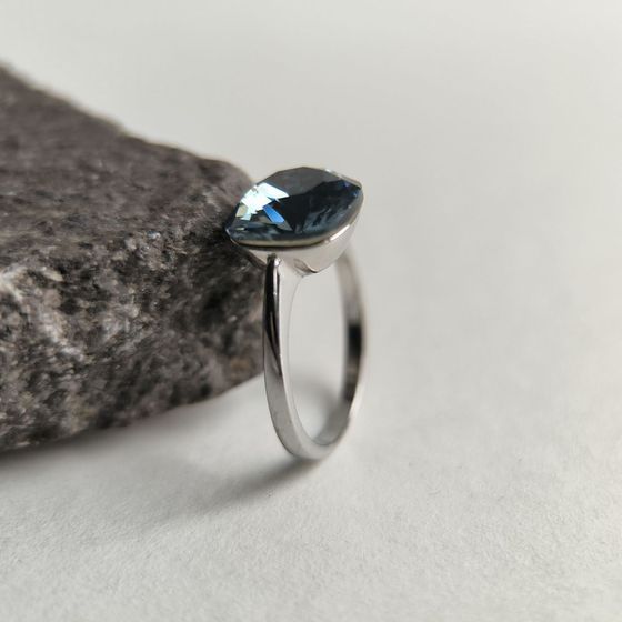 Silver Ring with Fianites