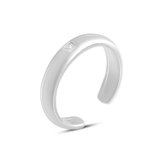 Silver Ring with Fianites