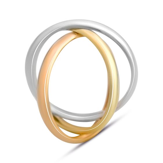 A gold ring without stones