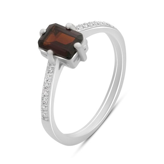 Срібна каблучка з гранатом 1.302ct