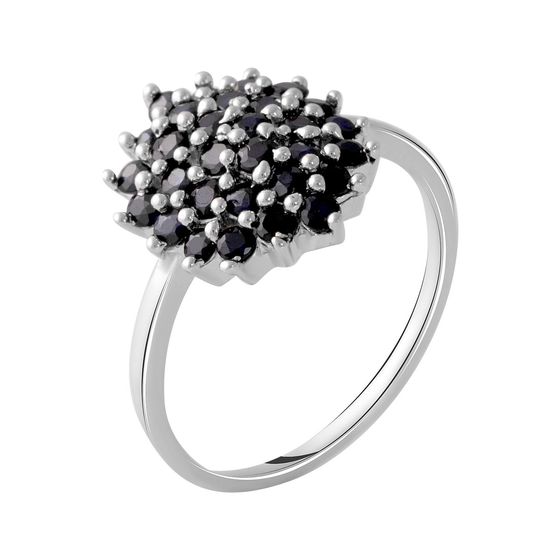 Срібна каблучка із сапфіром 1.356ct
