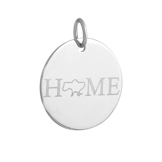 Silver pendant without stones