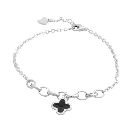 Silver bracelet with yemallu