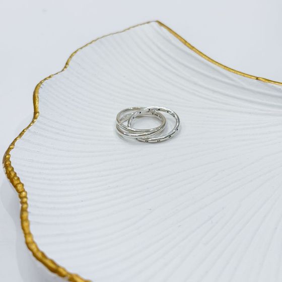 Silver Ring with Fianites