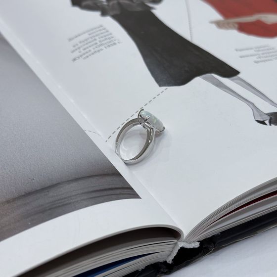 Серебряное кольцо с опалом 2.2ct
