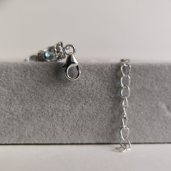 Silver bracelet with topaz 11.335ct