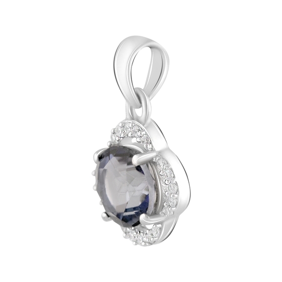 Срібна підвіска з містик топазом 2.05ct