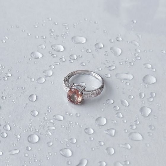 Серебряное кольцо с султанитом 2.795ct