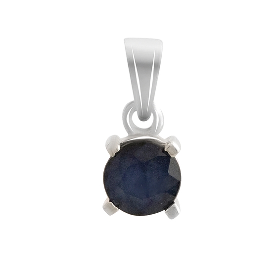 Серебряная подвеска с сапфиром 0.655ct