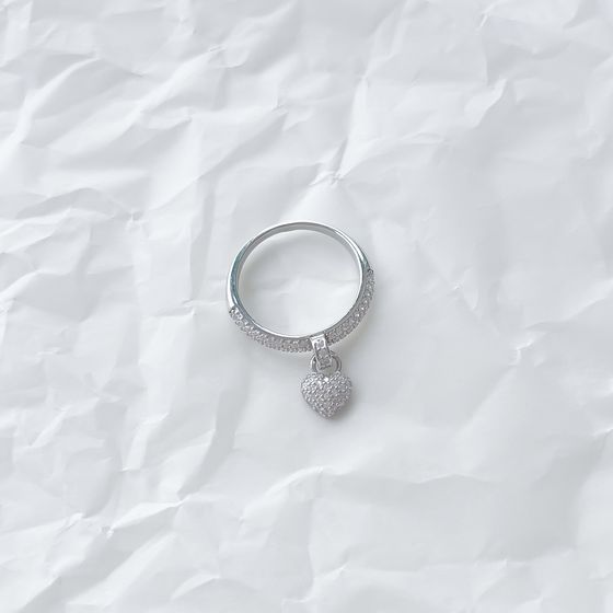 Silver Ring with Fianites