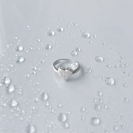Silver Ring with Fianites