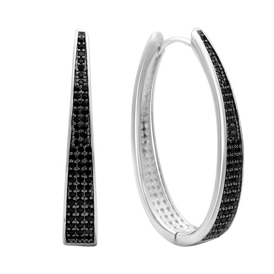 Silver Earrings with Fianites