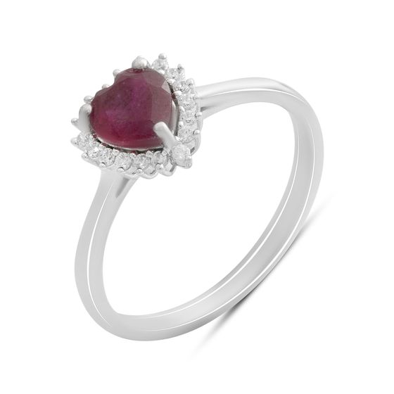 Срібна каблучка з рубіном 1.428ct