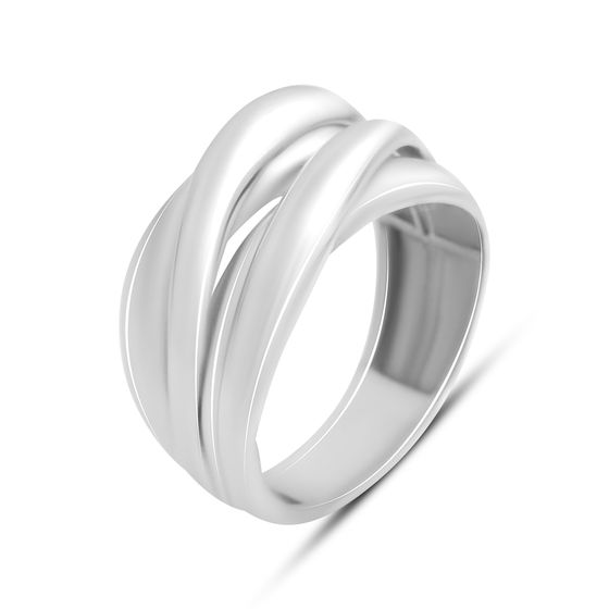 Silver ring without stones