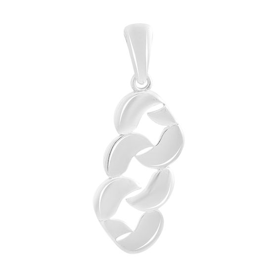 Silver pendant without stones