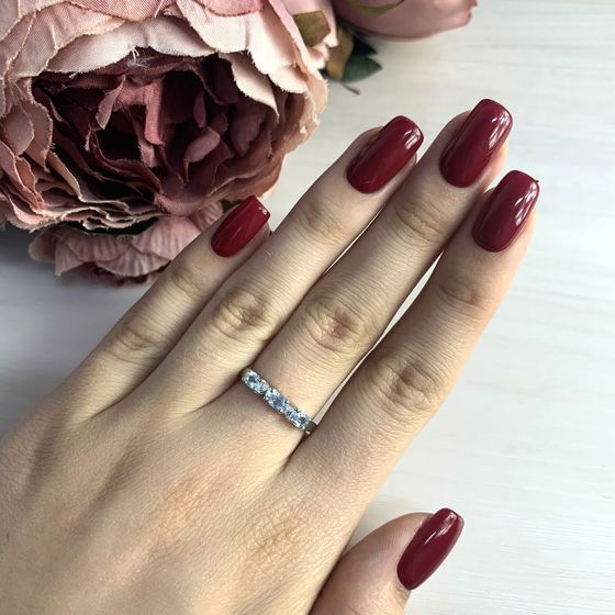 Серебряное кольцо с топазом 0.78ct